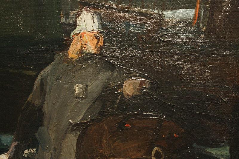 George Wesley Bellows Snow Dumpers Spain oil painting art